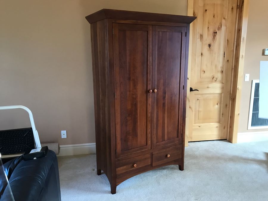 Nice Ethan Allen Mission Style Cabinet Armoire Closet [Photo 17]