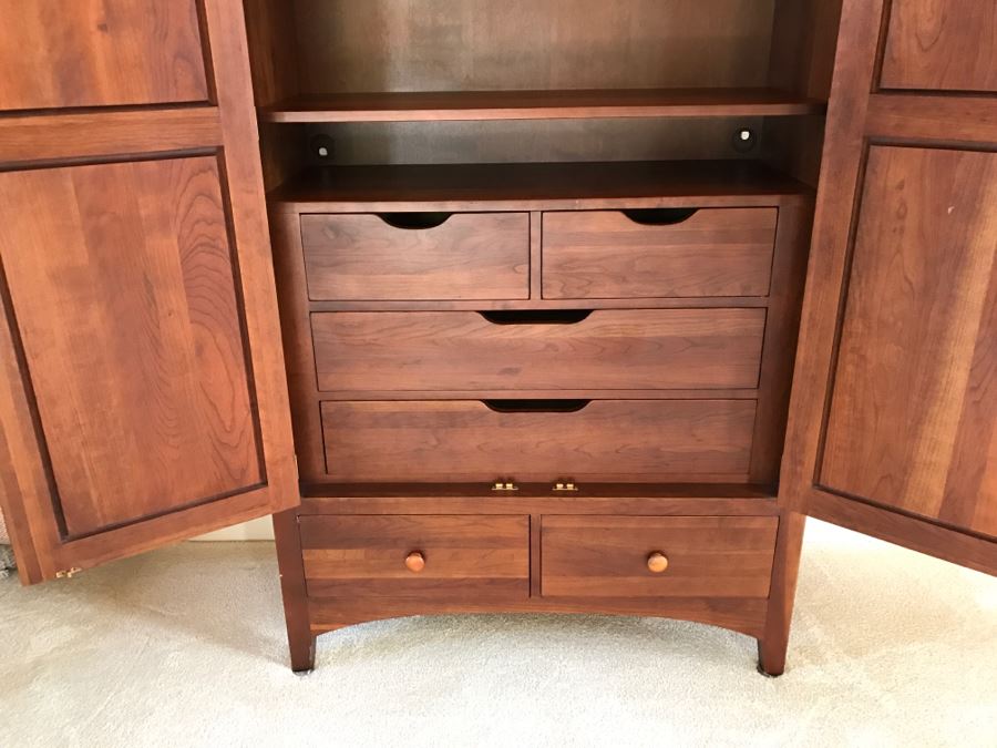 Nice Ethan Allen Mission Style Cabinet Armoire Closet [Photo 11]