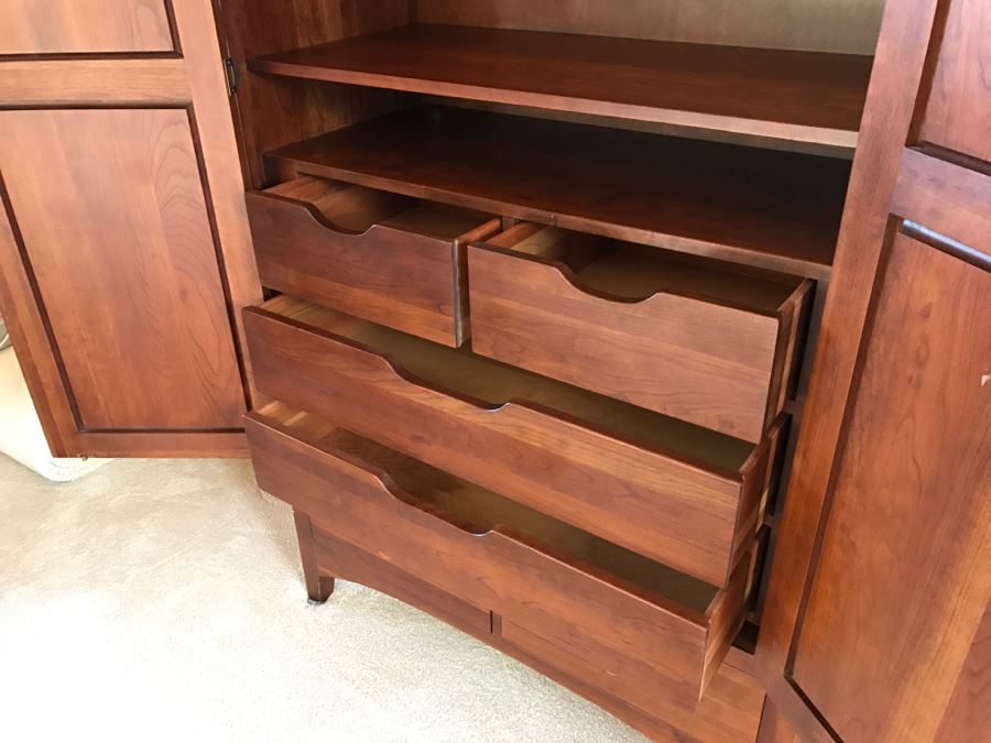 Nice Ethan Allen Mission Style Cabinet Armoire Closet [Photo 13]