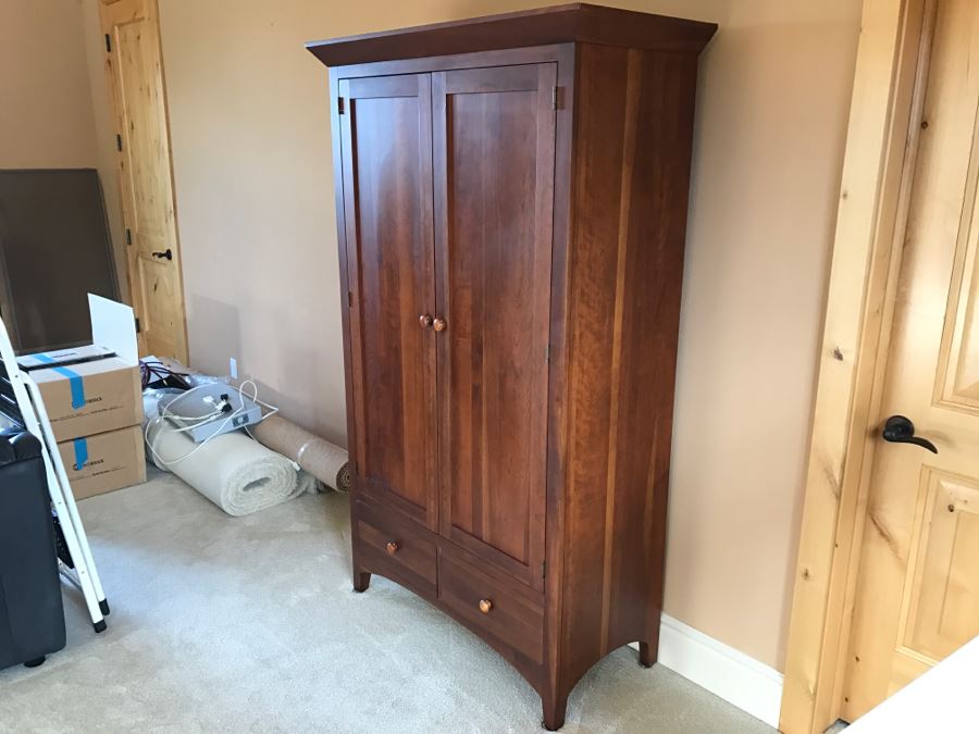 Nice Ethan Allen Mission Style Cabinet Armoire Closet [Photo 6]