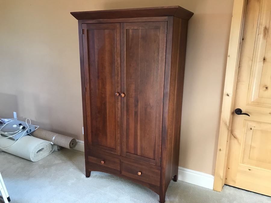 Nice Ethan Allen Mission Style Cabinet Armoire Closet [Photo 5]