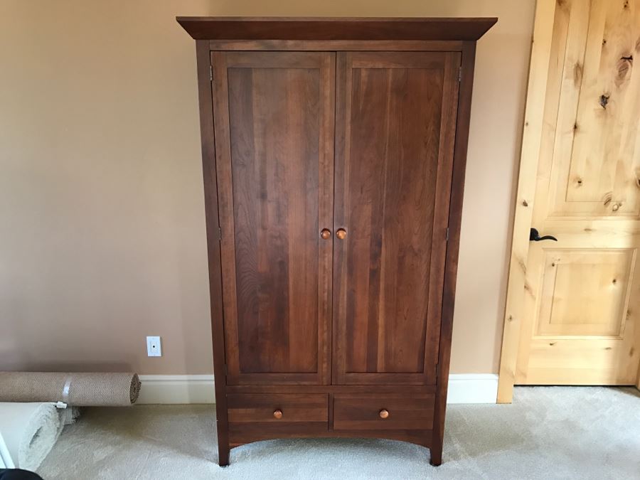 Nice Ethan Allen Mission Style Cabinet Armoire Closet [Photo 4]