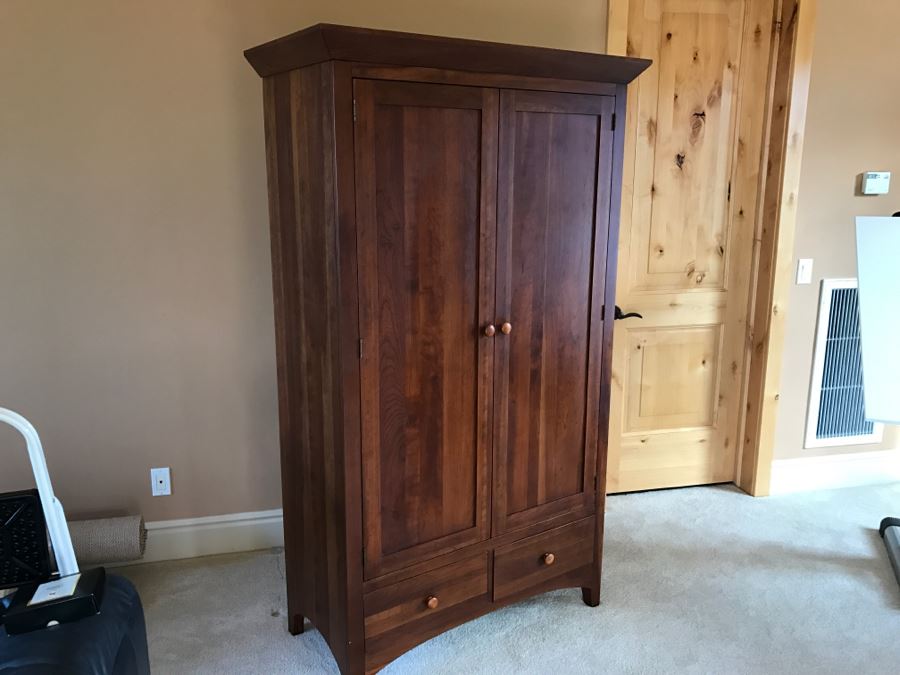 Nice Ethan Allen Mission Style Cabinet Armoire Closet [Photo 16]