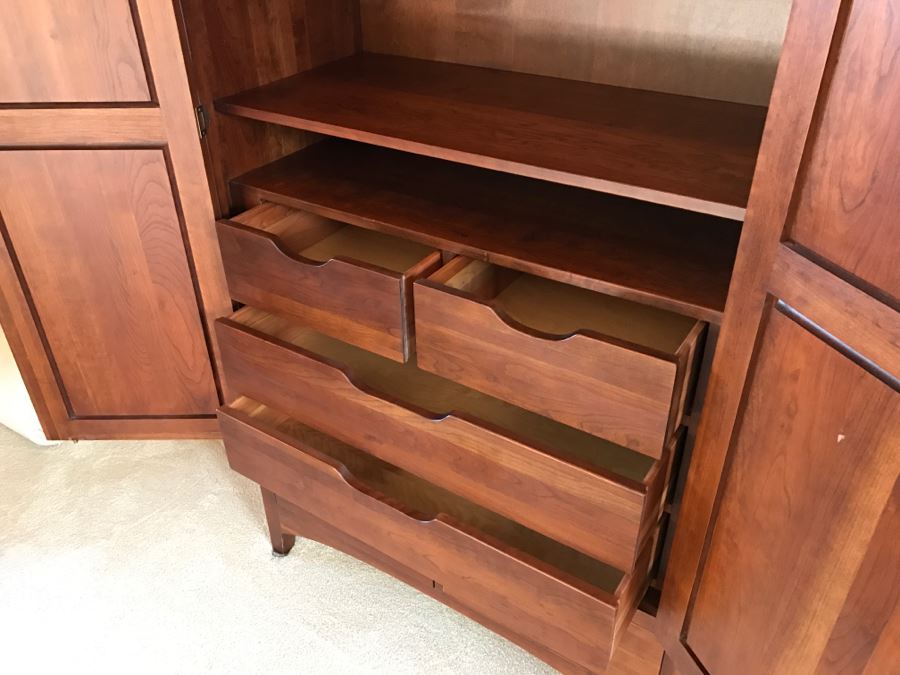 Nice Ethan Allen Mission Style Cabinet Armoire Closet [Photo 14]