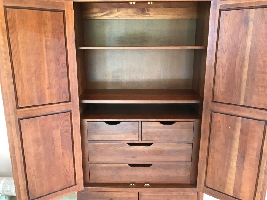 Nice Ethan Allen Mission Style Cabinet Armoire Closet [Photo 10]