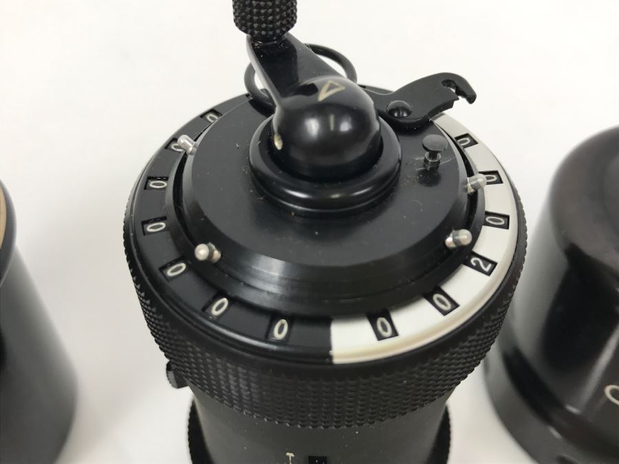 RARE CURTA Type I Mechanical Calculator With Metal Case And Manuals By Contina Ltd Mauren System Curt Herzstark Made In Liechtenstein Custom Union With Switzerland No. 40868 Very Good Condition Estimate $1,600 [Photo 15]