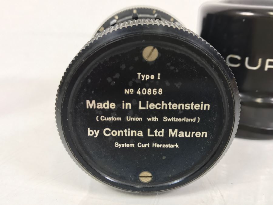 RARE CURTA Type I Mechanical Calculator With Metal Case And Manuals By  Contina Ltd Mauren System