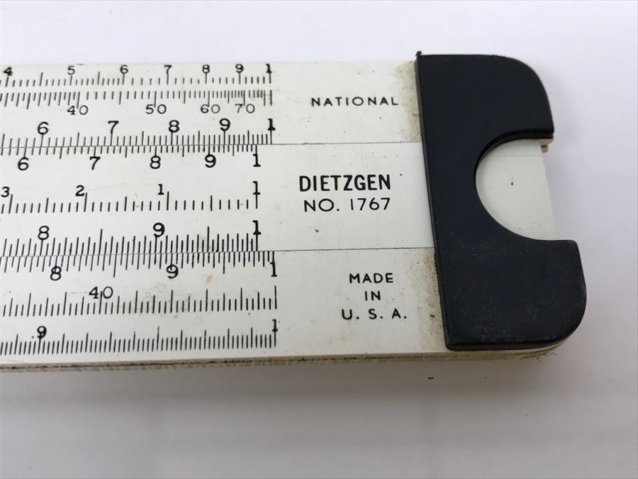 Collection Of Vintage Slide Rules And Manuals Keuffel & Esser From Kenneth S. Deffeyes Calculator Exhibit [Photo 8]