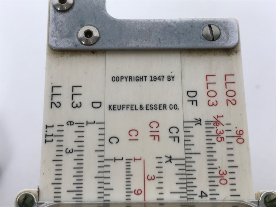 Collection Of Vintage Slide Rules And Manuals Keuffel & Esser From Kenneth S. Deffeyes Calculator Exhibit [Photo 18]