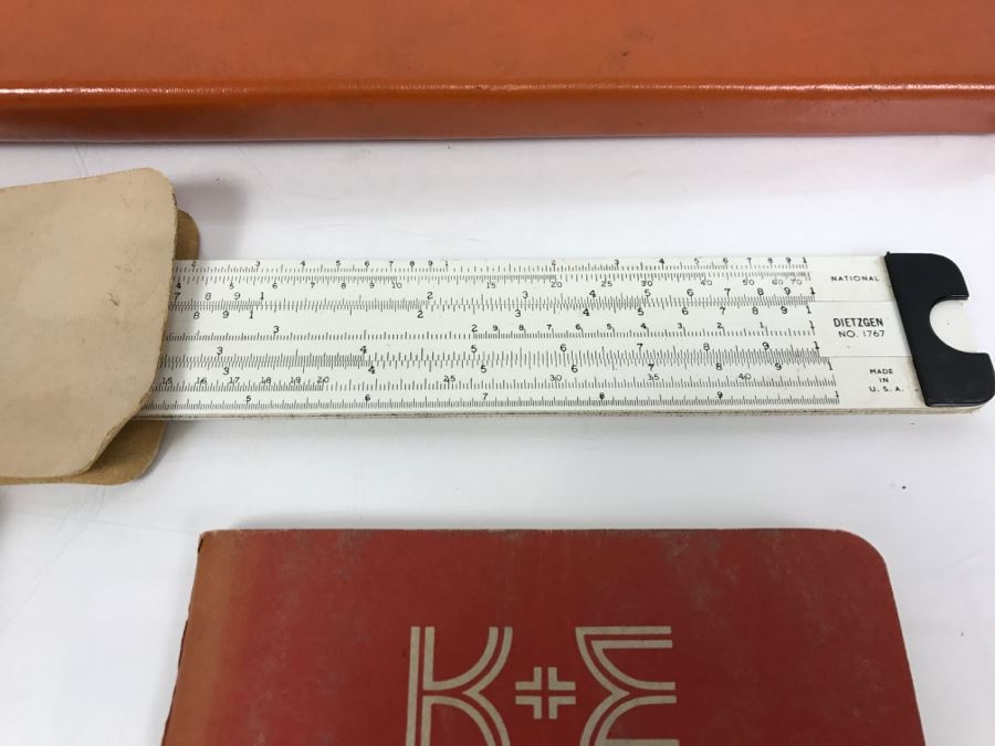 Collection Of Vintage Slide Rules And Manuals Keuffel & Esser From Kenneth S. Deffeyes Calculator Exhibit [Photo 7]
