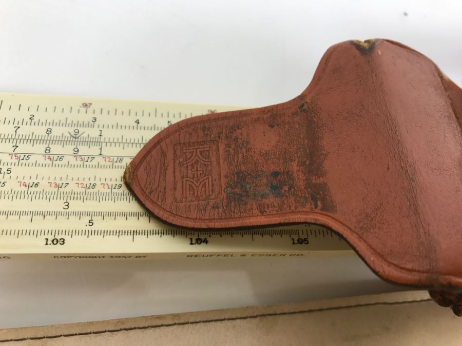 Collection Of Vintage Slide Rules And Manuals Keuffel & Esser From Kenneth S. Deffeyes Calculator Exhibit [Photo 11]