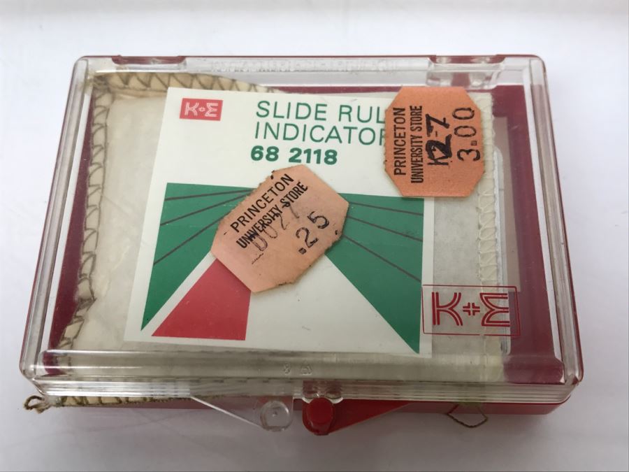 Collection Of Vintage Slide Rules And Manuals Keuffel & Esser From Kenneth S. Deffeyes Calculator Exhibit [Photo 4]