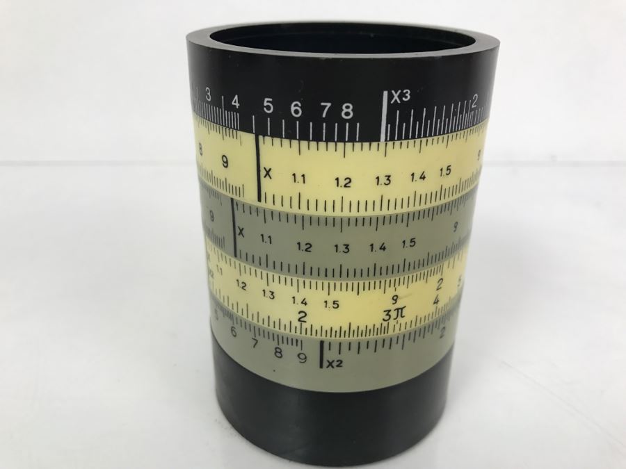 Vintage 1970 Ole Jorgensen Creative Workshop Universal Circle Slide Rule Made In Denmark From Kenneth S. Deffeyes Calculator Exhibit [Photo 6]