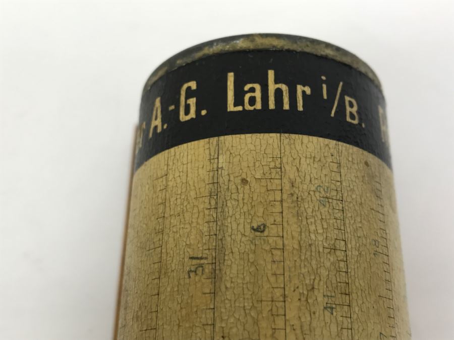Vintage Albert Nestler 1.6m Cylindrical Rule Rechenwalze Lahr, Germany Circa 1930 [Photo 7]