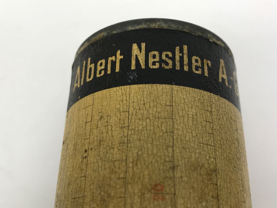 Vintage Albert Nestler 1.6m Cylindrical Rule Rechenwalze Lahr, Germany Circa 1930 [Photo 6]
