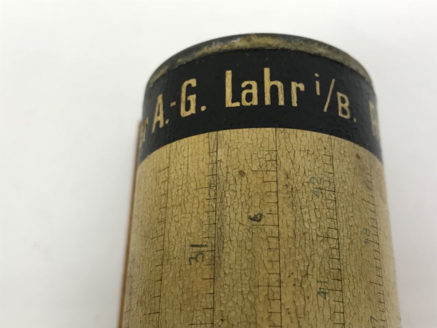Vintage Albert Nestler 1.6m Cylindrical Rule Rechenwalze Lahr, Germany Circa 1930 [Photo 8]