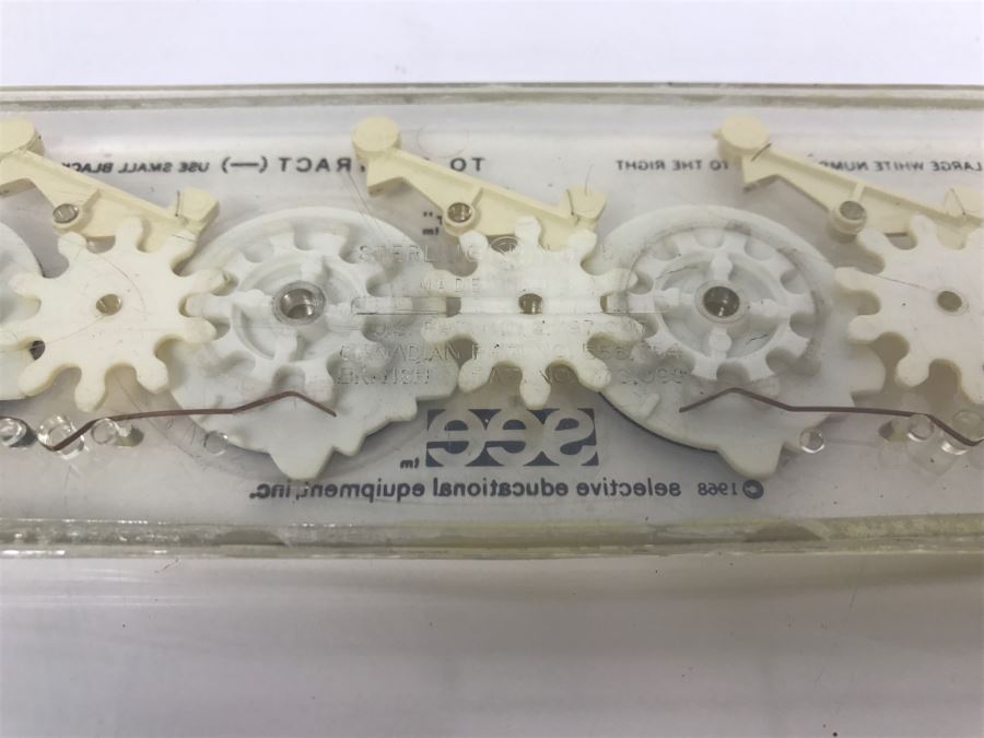 Rare Vintage 1968 See Mechanical Calculator Selective Educational Equipment Inc From Kenneth S. Deffeyes Calculator Exhibit [Photo 8]