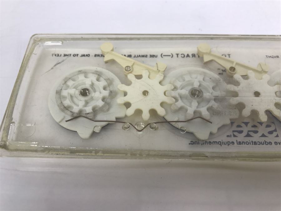 Rare Vintage 1968 See Mechanical Calculator Selective Educational Equipment Inc From Kenneth S. Deffeyes Calculator Exhibit [Photo 9]