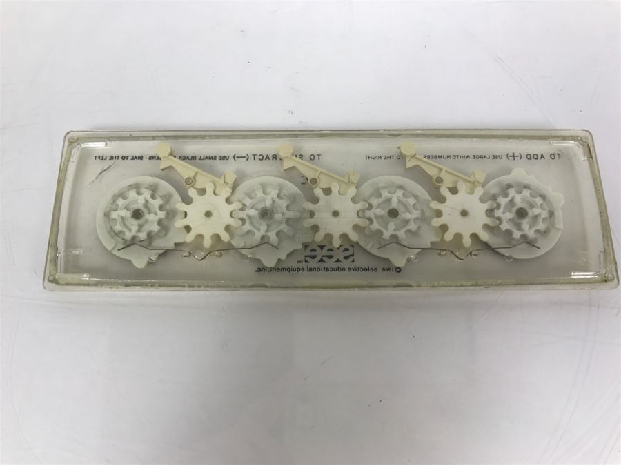 Rare Vintage 1968 See Mechanical Calculator Selective Educational Equipment Inc From Kenneth S. Deffeyes Calculator Exhibit [Photo 7]