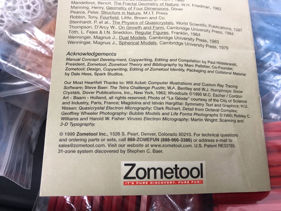 Zometool 2.0 Kit Strts And Nodes Construction Set With Manual [Photo 9]