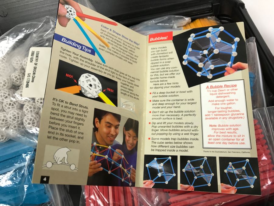 Zometool 2.0 Kit Strts And Nodes Construction Set With Manual [Photo 6]