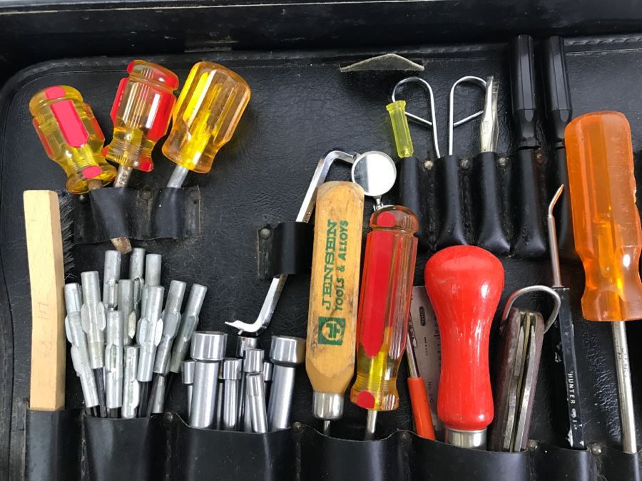 Jensen Tools And Alloys Tool Case Filled With Tools Including Screwdrives, Pliers, Wrenches - See All Photos To See Lower Compartment Tools - Kenneth S. Deffeyes Tools [Photo 16]