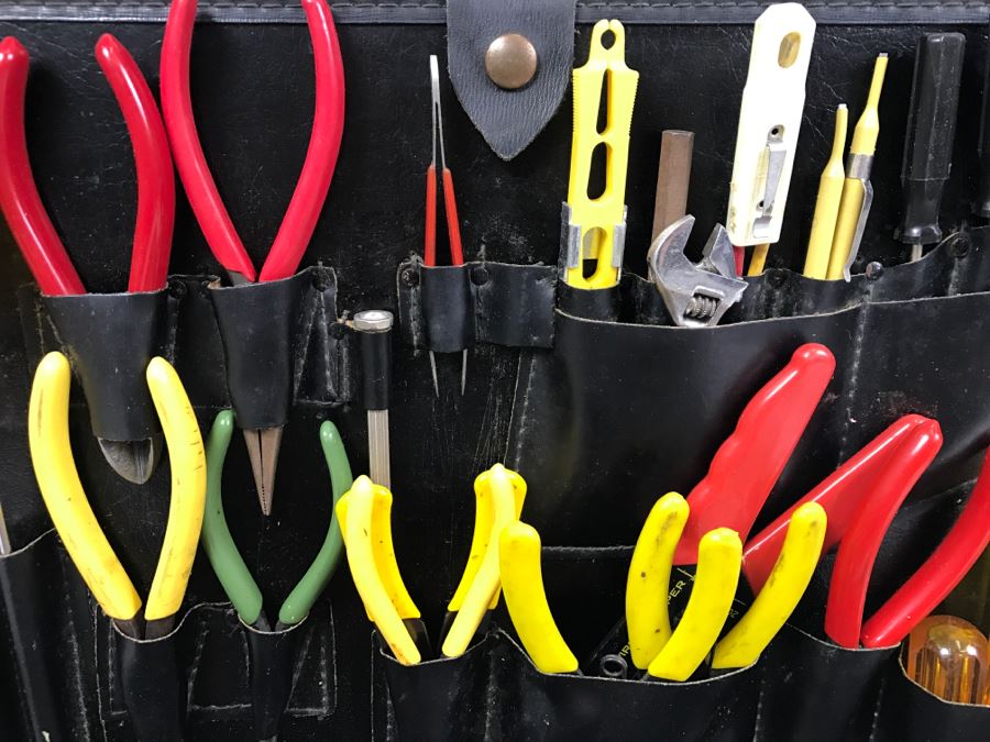 Jensen Tools And Alloys Tool Case Filled With Tools Including Screwdrives, Pliers, Wrenches - See All Photos To See Lower Compartment Tools - Kenneth S. Deffeyes Tools [Photo 6]