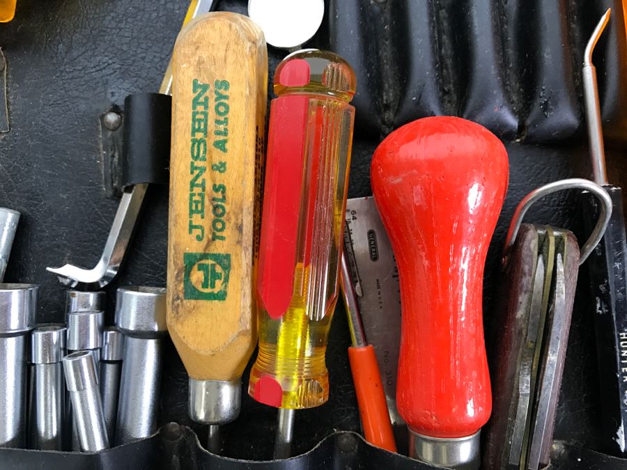 Jensen Tools And Alloys Tool Case Filled With Tools Including Screwdrives, Pliers, Wrenches - See All Photos To See Lower Compartment Tools - Kenneth S. Deffeyes Tools [Photo 17]