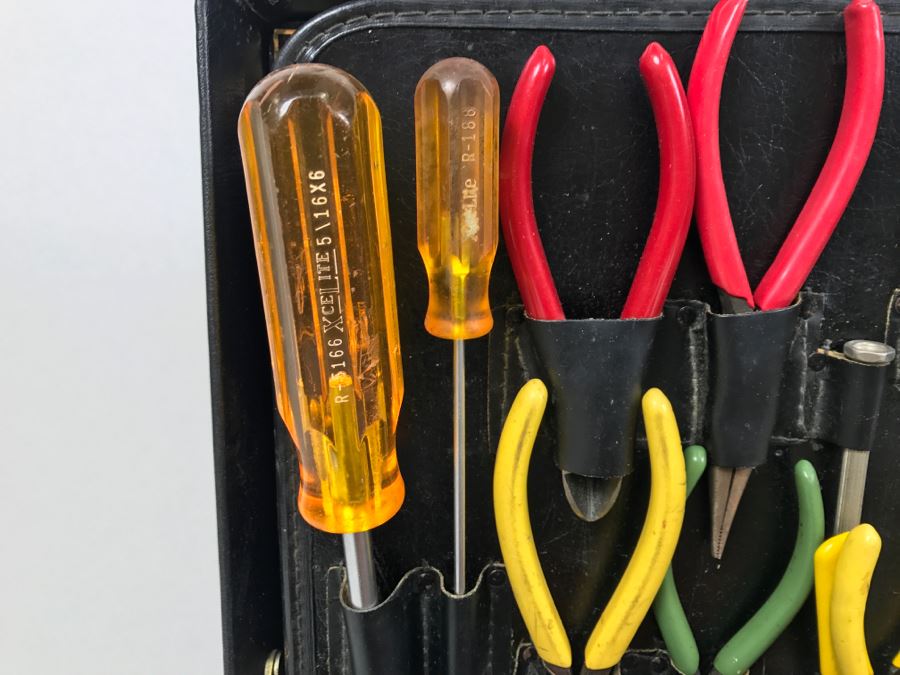Jensen Tools And Alloys Tool Case Filled With Tools Including Screwdrives, Pliers, Wrenches - See All Photos To See Lower Compartment Tools - Kenneth S. Deffeyes Tools [Photo 4]