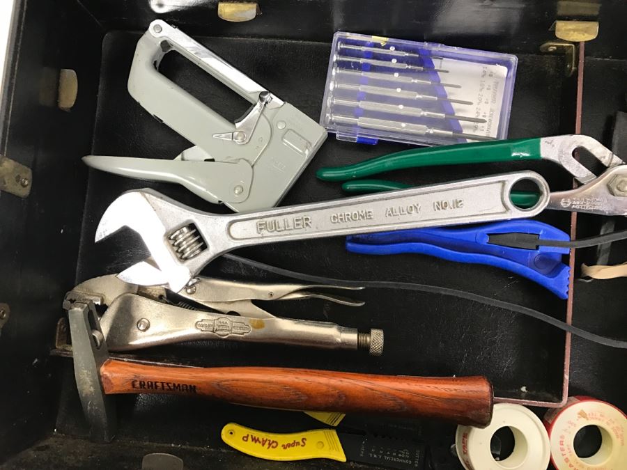 Jensen Tools And Alloys Tool Case Filled With Tools Including Screwdrives, Pliers, Wrenches - See All Photos To See Lower Compartment Tools - Kenneth S. Deffeyes Tools [Photo 27]