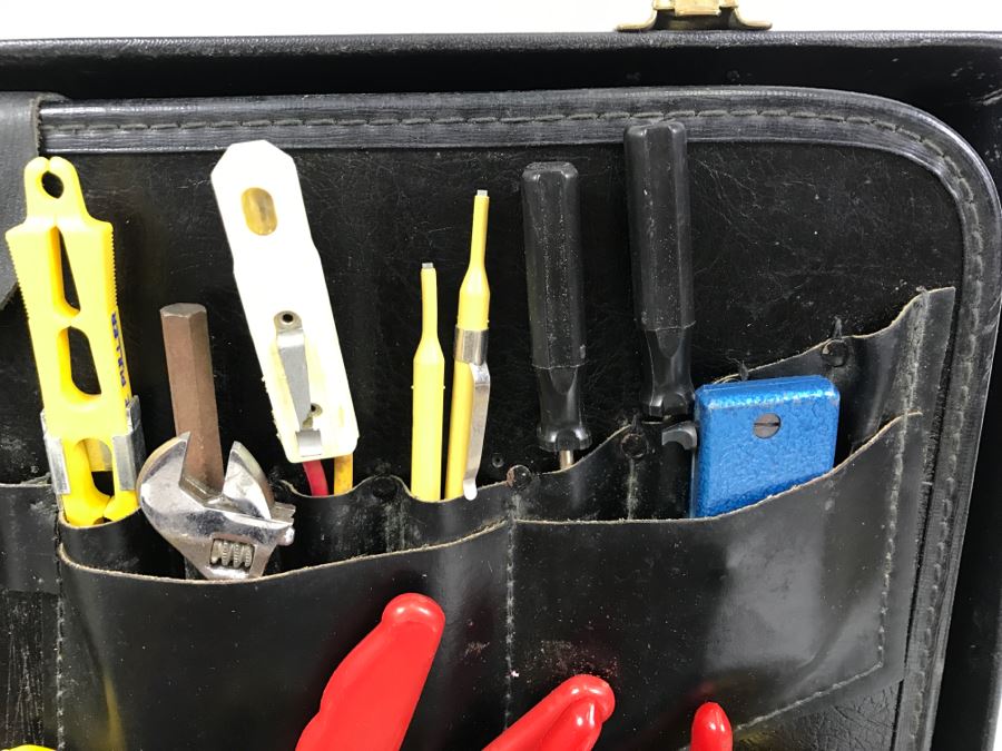 Jensen Tools And Alloys Tool Case Filled With Tools Including Screwdrives, Pliers, Wrenches - See All Photos To See Lower Compartment Tools - Kenneth S. Deffeyes Tools [Photo 10]