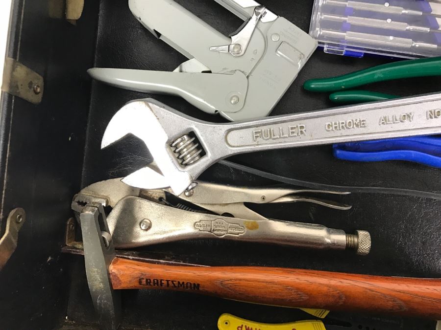 Jensen Tools And Alloys Tool Case Filled With Tools Including Screwdrives, Pliers, Wrenches - See All Photos To See Lower Compartment Tools - Kenneth S. Deffeyes Tools [Photo 26]