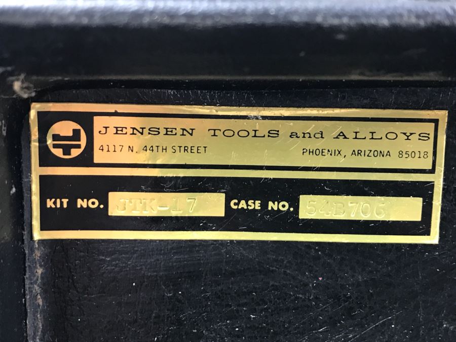 Jensen Tools And Alloys Tool Case Filled With Tools Including Screwdrives, Pliers, Wrenches - See All Photos To See Lower Compartment Tools - Kenneth S. Deffeyes Tools [Photo 12]