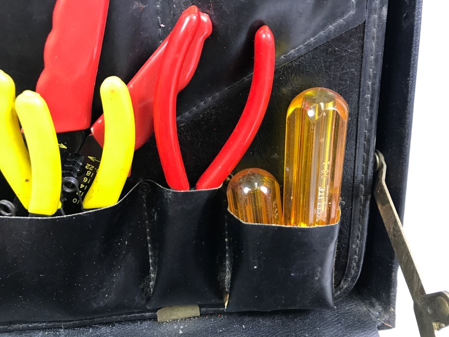 Jensen Tools And Alloys Tool Case Filled With Tools Including Screwdrives, Pliers, Wrenches - See All Photos To See Lower Compartment Tools - Kenneth S. Deffeyes Tools [Photo 9]