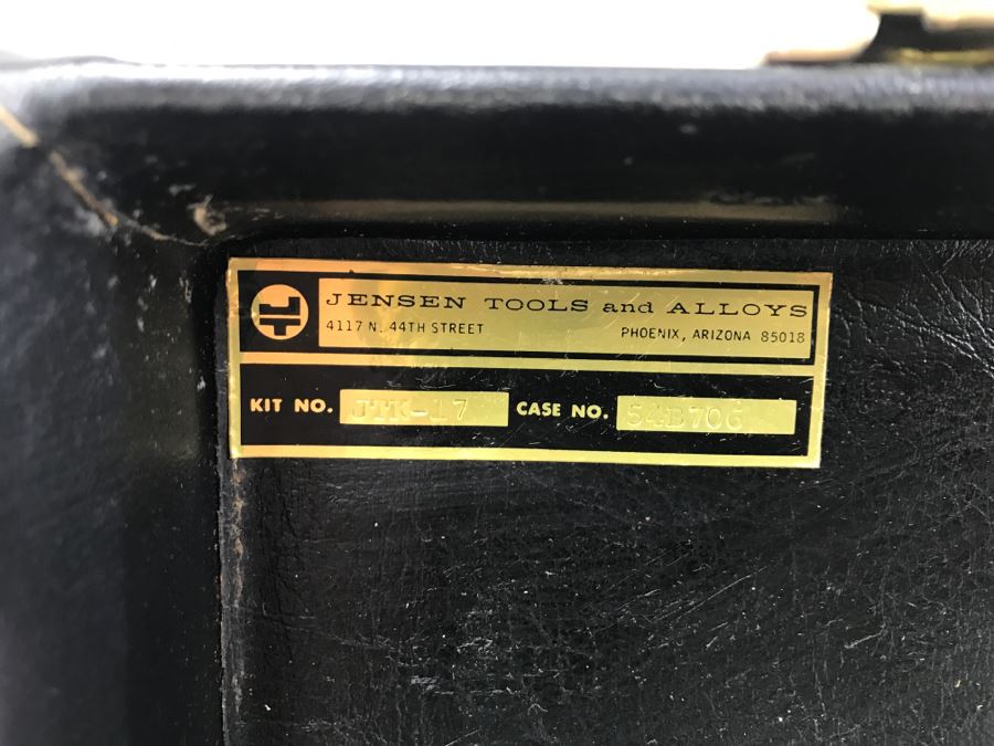Jensen Tools And Alloys Tool Case Filled With Tools Including Screwdrives, Pliers, Wrenches - See All Photos To See Lower Compartment Tools - Kenneth S. Deffeyes Tools [Photo 11]