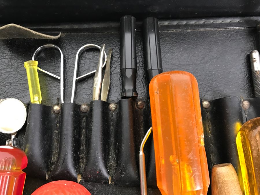 Jensen Tools And Alloys Tool Case Filled With Tools Including Screwdrives, Pliers, Wrenches - See All Photos To See Lower Compartment Tools - Kenneth S. Deffeyes Tools [Photo 19]