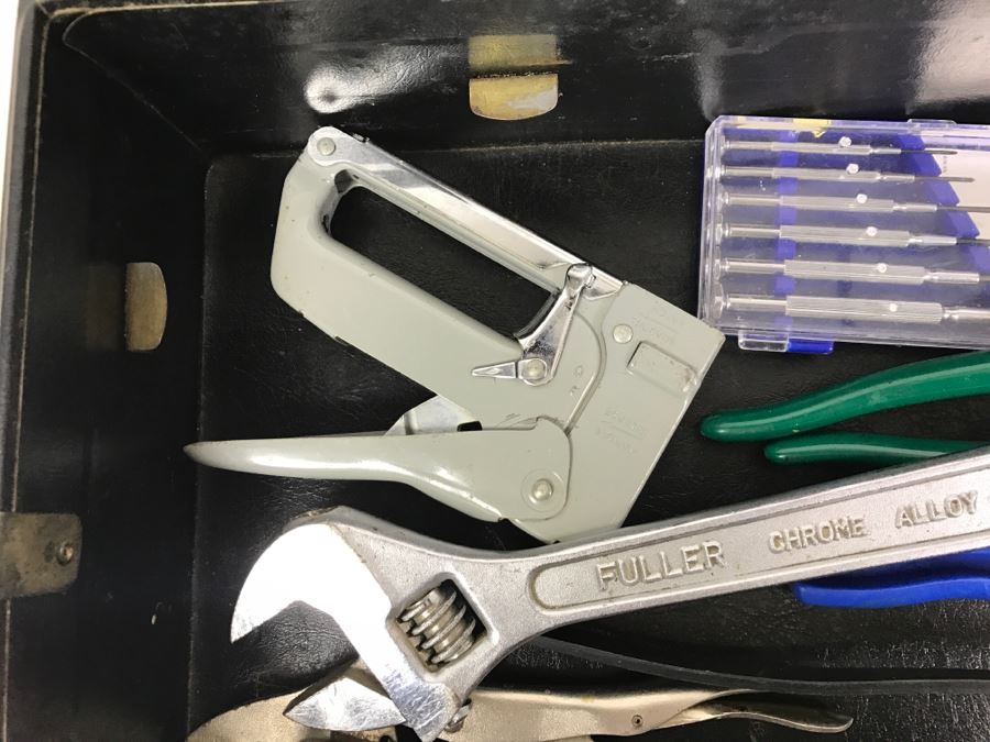 Jensen Tools And Alloys Tool Case Filled With Tools Including Screwdrives, Pliers, Wrenches - See All Photos To See Lower Compartment Tools - Kenneth S. Deffeyes Tools [Photo 28]