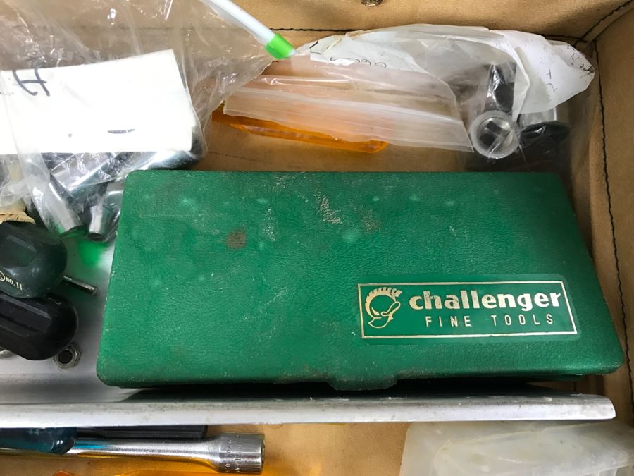 Briefcase Filled With Various Socket Sets Both Metric And U.S. Includes 2 Sets Of WIHA 39-Piece Security Bits-Collector Germany (Each Retails For $90) Shown In Front Of Briefcase - Kenneth S. Deffeyes Tools [Photo 18]