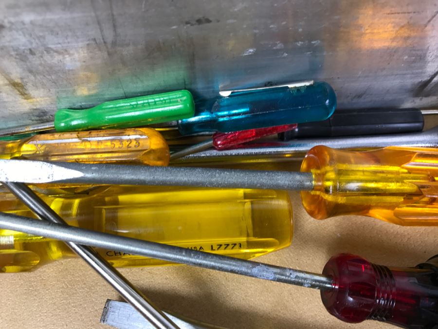 Briefcase Filled With Various Socket Sets Both Metric And U.S. Includes 2 Sets Of WIHA 39-Piece Security Bits-Collector Germany (Each Retails For $90) Shown In Front Of Briefcase - Kenneth S. Deffeyes Tools [Photo 14]