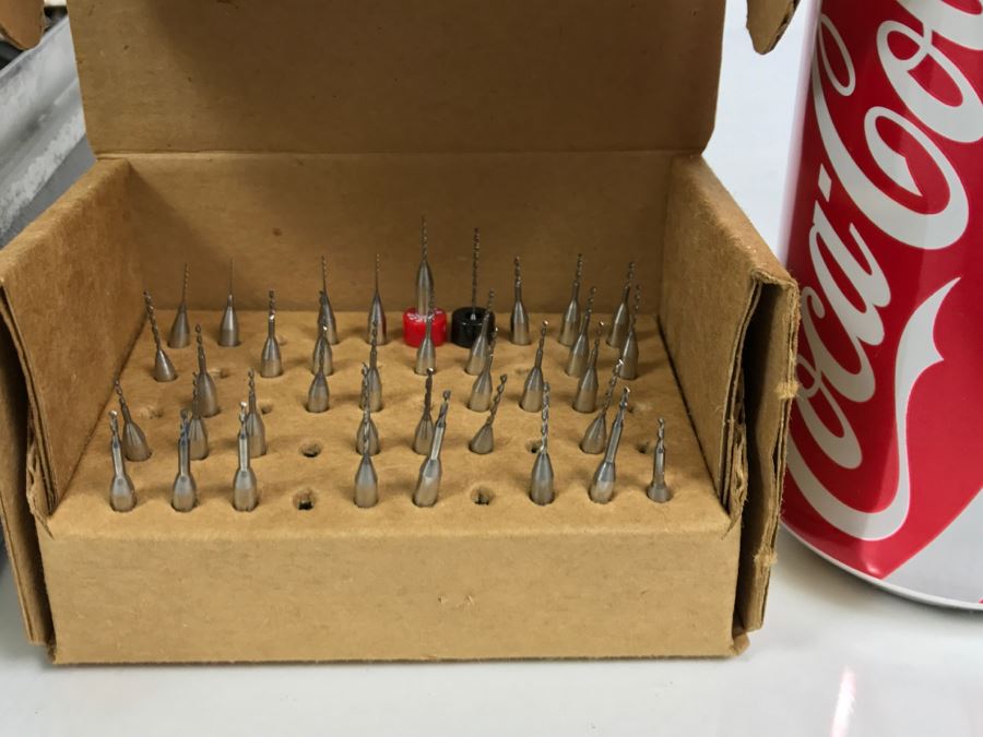 Briefcase Filled With Various Tools Including Small Drill Bits, Wrenches, Erem Swiss Made Cutters - See All Photos - Kenneth S. Deffeyes Tools [Photo 6]