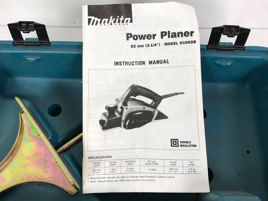 Makita Power Planer Model N1900B [Photo 8]