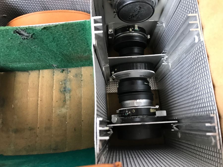 Spectacular LINHOF Super Technika IV Serial Number 81131 2 1/4 X 3 1/4 Film Size Large Format Field Camera With Six Lenses Manufactured By Schneider-Kreuznach Marked Linhof - See All Photos And Description [Photo 10]