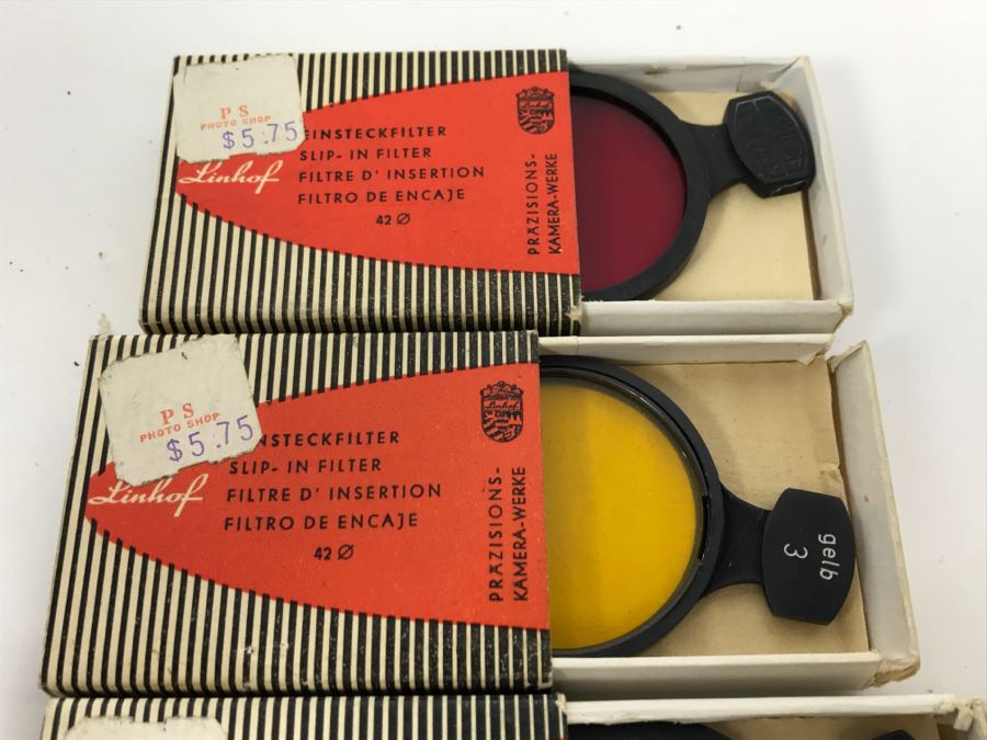 Spectacular LINHOF Super Technika IV Serial Number 81131 2 1/4 X 3 1/4 Film Size Large Format Field Camera With Six Lenses Manufactured By Schneider-Kreuznach Marked Linhof - See All Photos And Description [Photo 45]