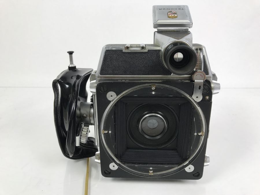 Spectacular LINHOF Super Technika IV Serial Number 81131 2 1/4 X 3 1/4 Film Size Large Format Field Camera With Six Lenses Manufactured By Schneider-Kreuznach Marked Linhof - See All Photos And Description [Photo 74]