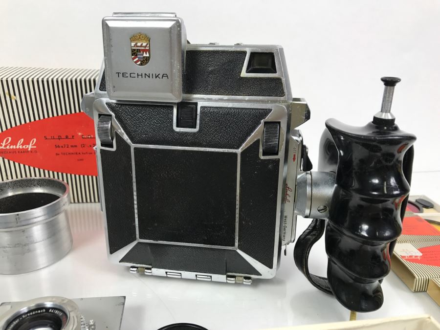 Spectacular LINHOF Super Technika IV Serial Number 81131 2 1/4 X 3 1/4