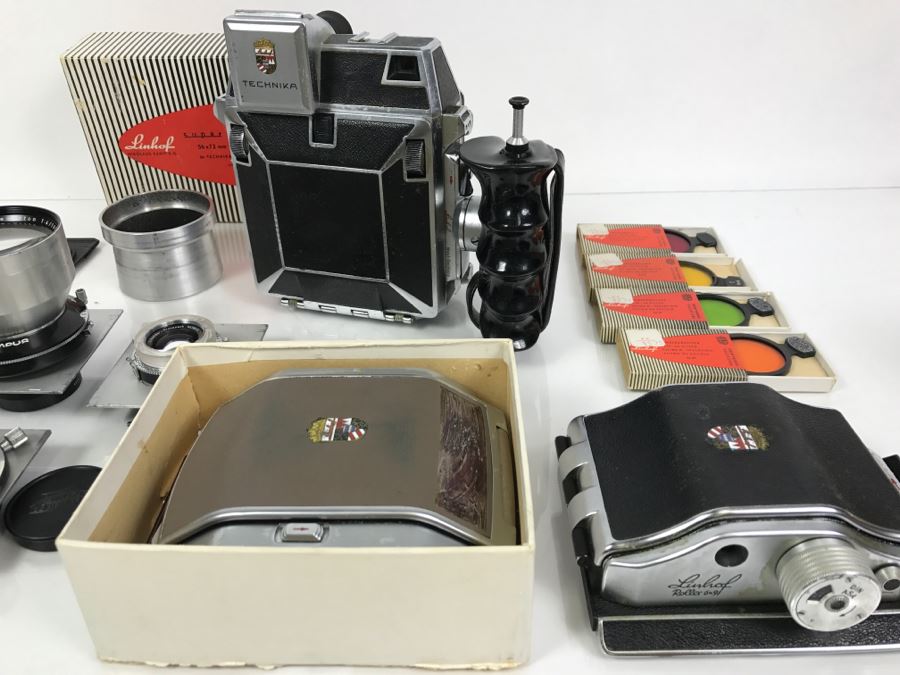 Spectacular LINHOF Super Technika IV Serial Number 81131 2 1/4 X 3 1/4