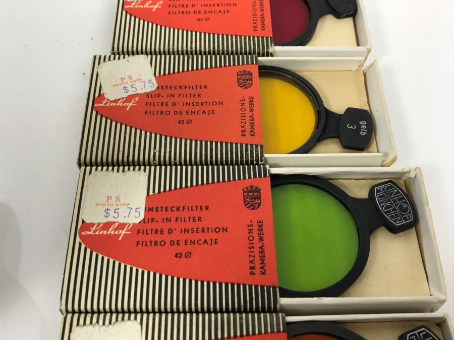 Spectacular LINHOF Super Technika IV Serial Number 81131 2 1/4 X 3 1/4 Film Size Large Format Field Camera With Six Lenses Manufactured By Schneider-Kreuznach Marked Linhof - See All Photos And Description [Photo 44]