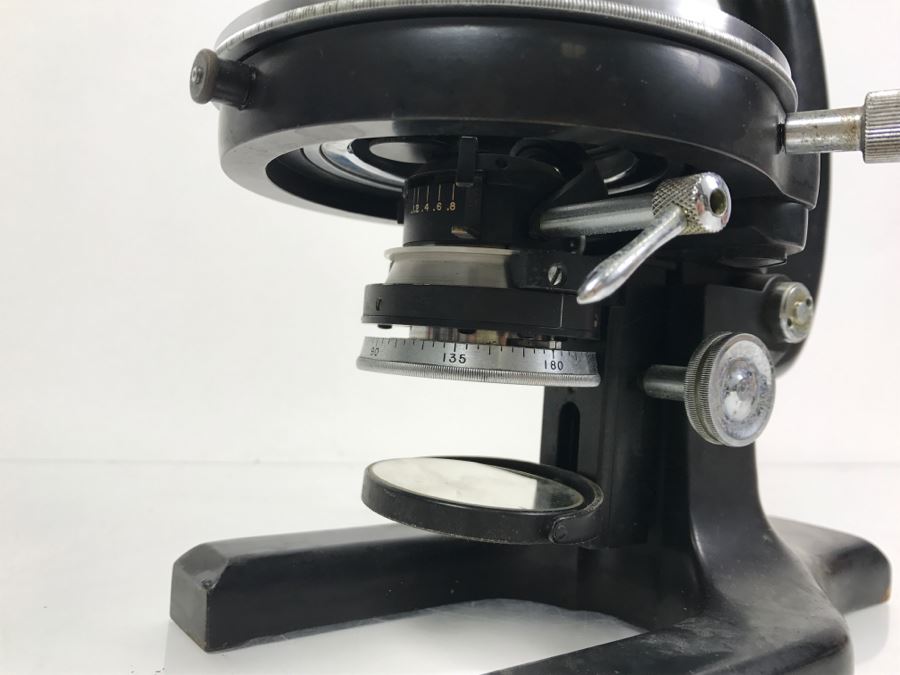 Spencer Buffalo USA Scientific Microscope Heavy Duty S/N 235316 With Princeton University Tag From Kenneth S. Deffeyes Princeton PhD Geologist [Photo 19]