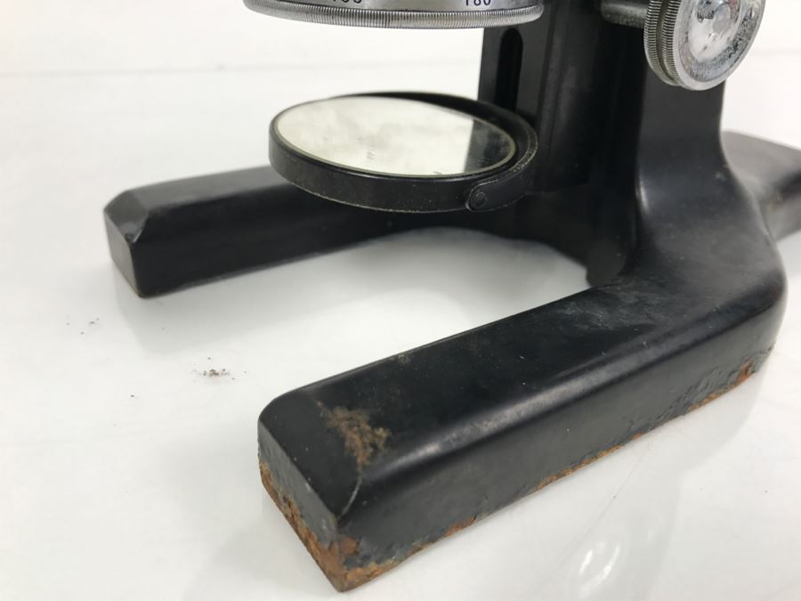 Spencer Buffalo USA Scientific Microscope Heavy Duty S/N 235316 With Princeton University Tag From Kenneth S. Deffeyes Princeton PhD Geologist [Photo 22]