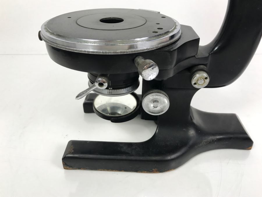 Spencer Buffalo USA Scientific Microscope Heavy Duty S/N 235316 With Princeton University Tag From Kenneth S. Deffeyes Princeton PhD Geologist [Photo 18]